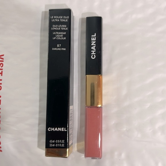 - CHANEL, LE ROUGE#57 DUO ULTRA TENUE, # 57 Darling Pink . New - Picture 4 of 5